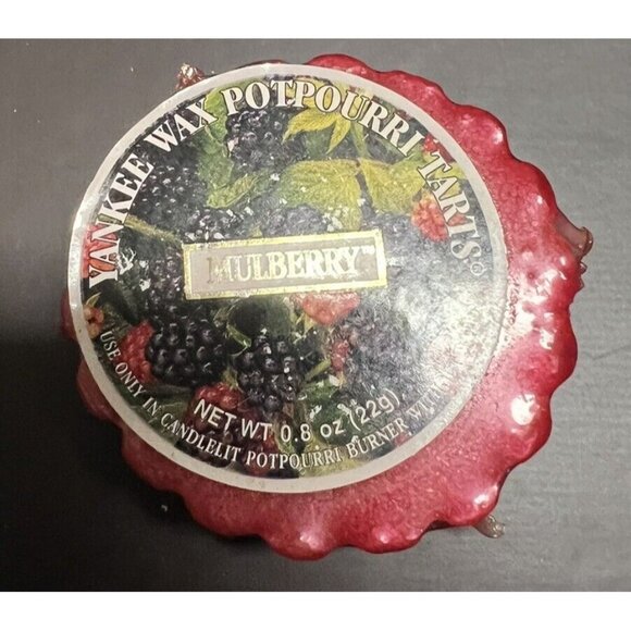 Yankee Candle Mulberry Wax Tart Item 579171 Potpourri New .8 oz‎ Home Fragrance - Picture 1 of 3